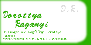 dorottya raganyi business card